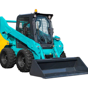 SWL3230 compact track loader shoveling rocks zero turn mower